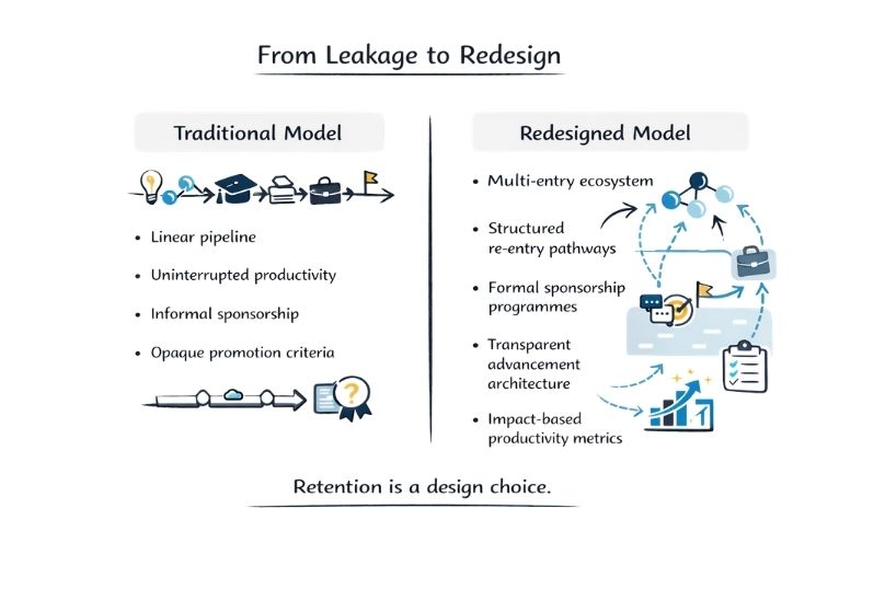 From Leakage to redesign