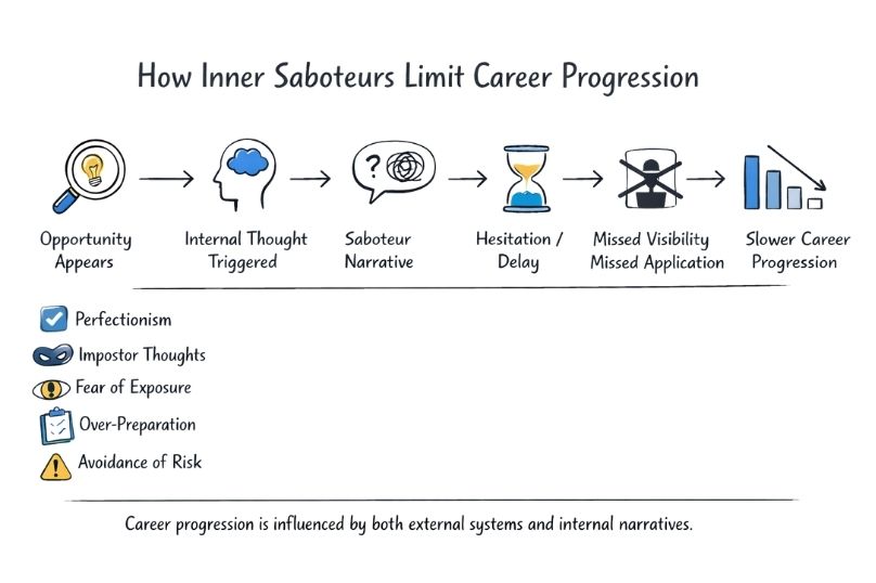 How Inner Saboteurs Limit Career Progression