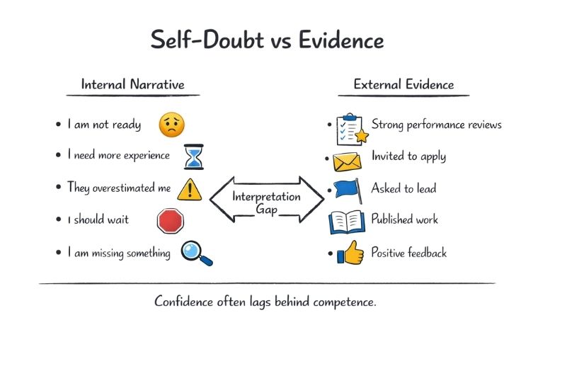 Self-Doubt vs Evidence