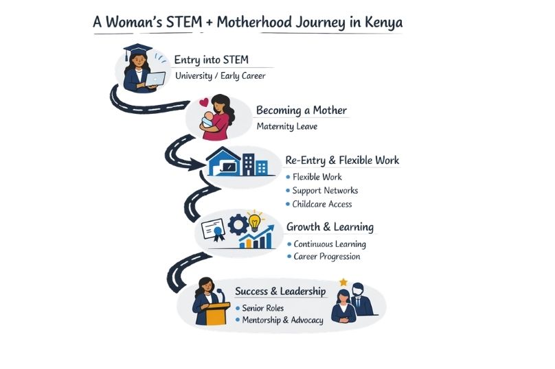 A woman's STEM + Motherhood Journey in Kenya