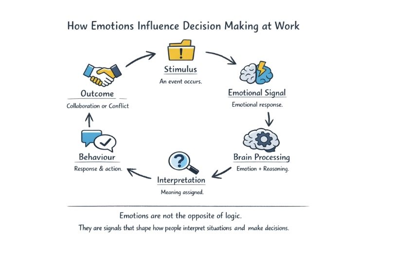 How emotion influences decision making at work