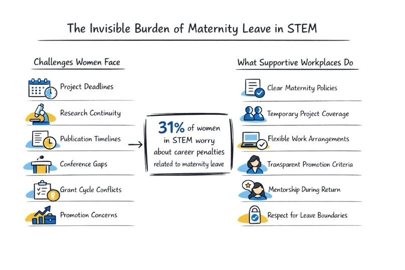 The Invisible Burdon of Maternity Leave in STEM