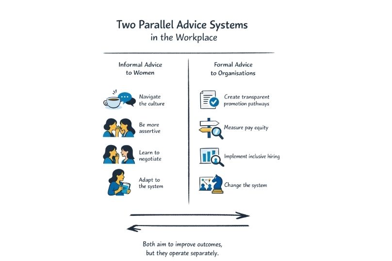 Two Parallel Advice Systems