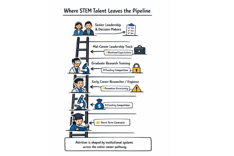 Where STEM Talent Leaves the Pipeline