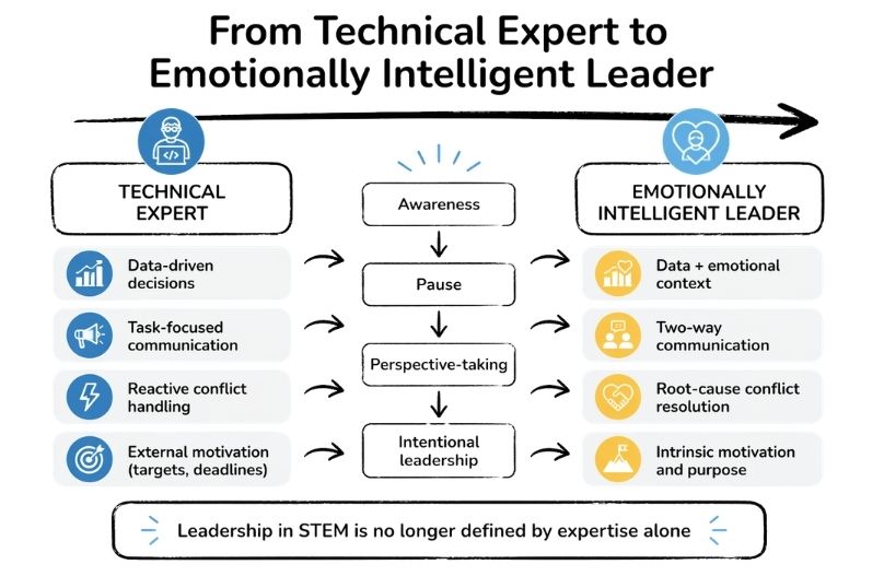 From technical expert to emotionally intelligent leader