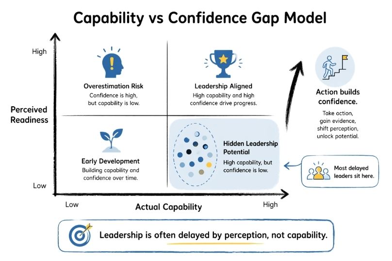 Leadership is often delayed by perception, not capability