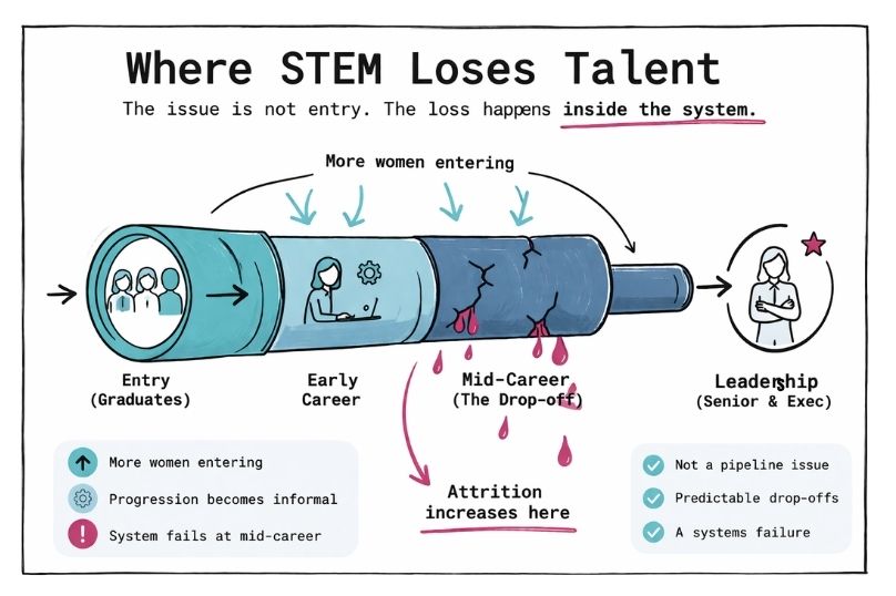 Where STEM loses talent