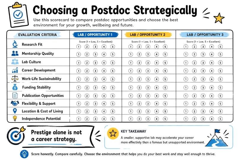 How to Compare Postdoc Opportunities
